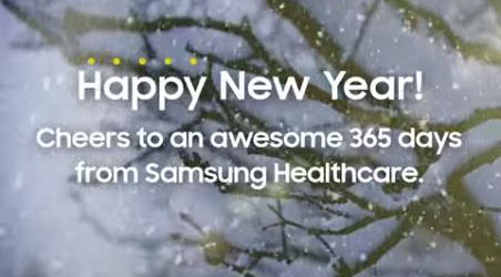 Boldog új évet kíván a Samsung Healthcare és a Sonarmed