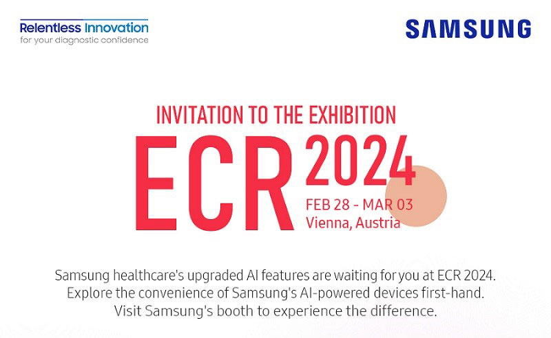 ECR 2024 - Samsung kiállítási meghívó