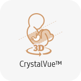 Samsung CrystalVue™ 3D képalkotás