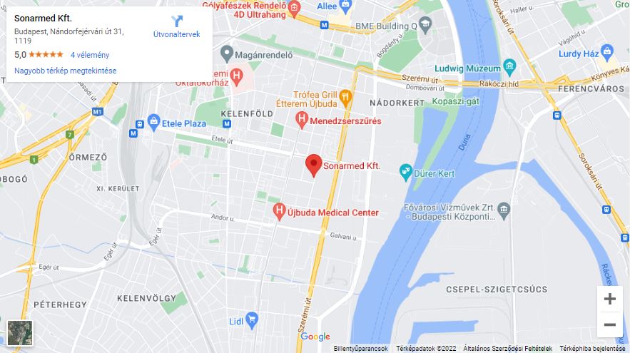 Sonarmed iroda - google map