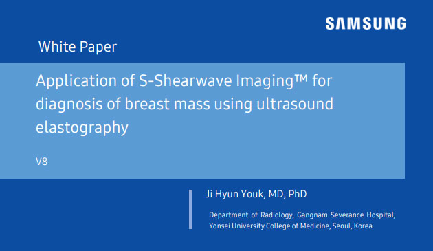 Application of S-Shearwave Imaging™ for diagnosis of breast mass using ultrasound elastography